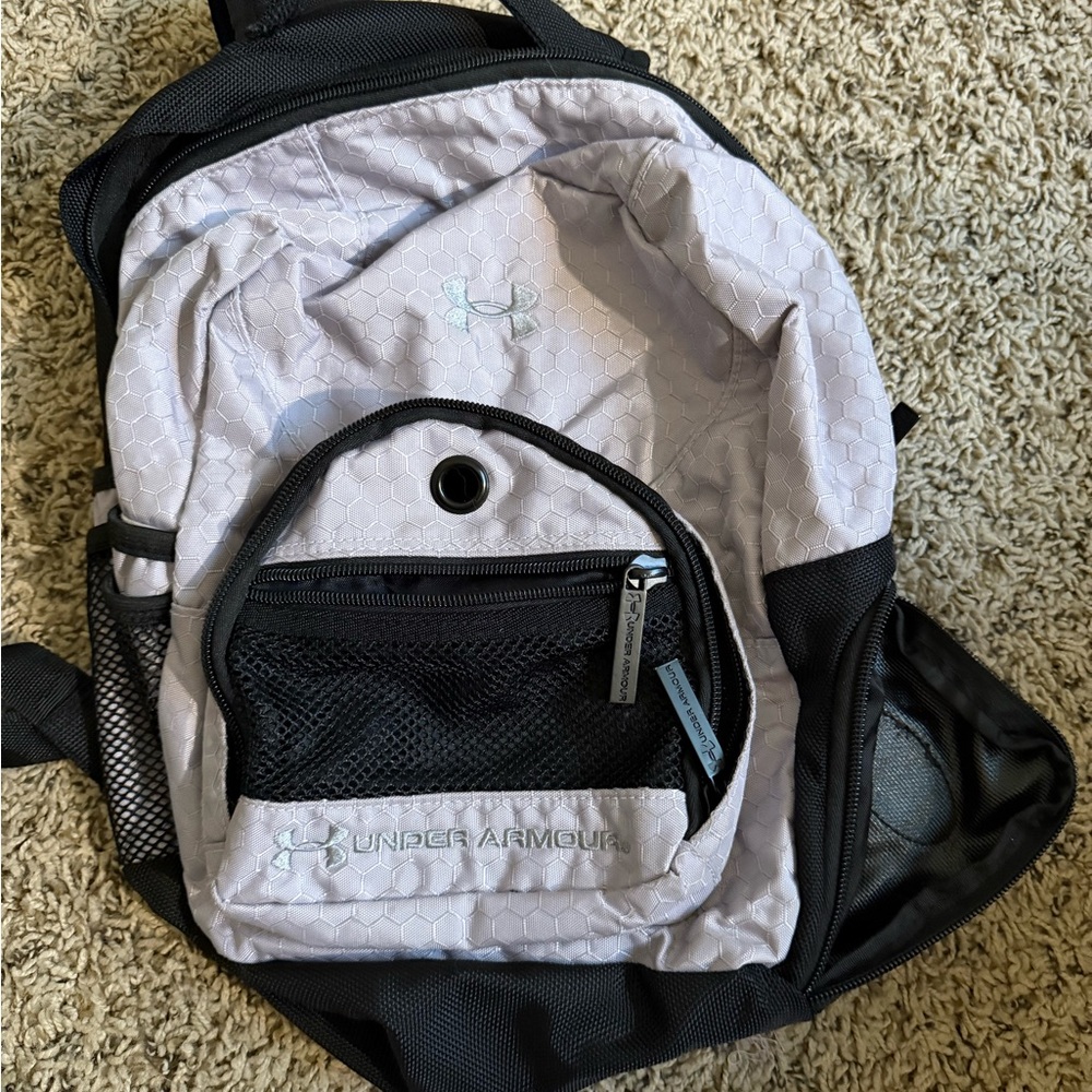 Under Armour Black and purple/grey Women's Backpack